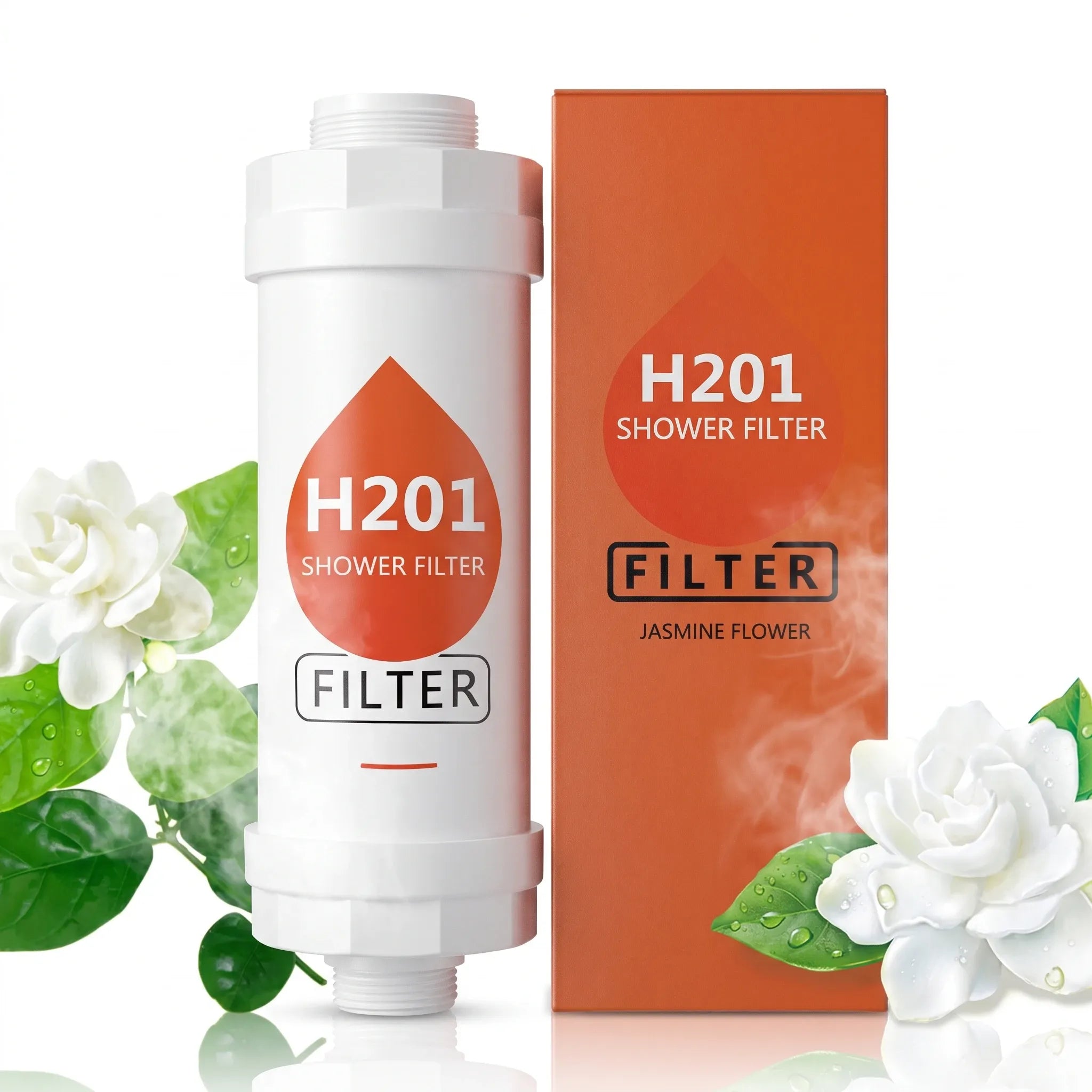 Filtre de douche parfumé – mise en avant du parfum