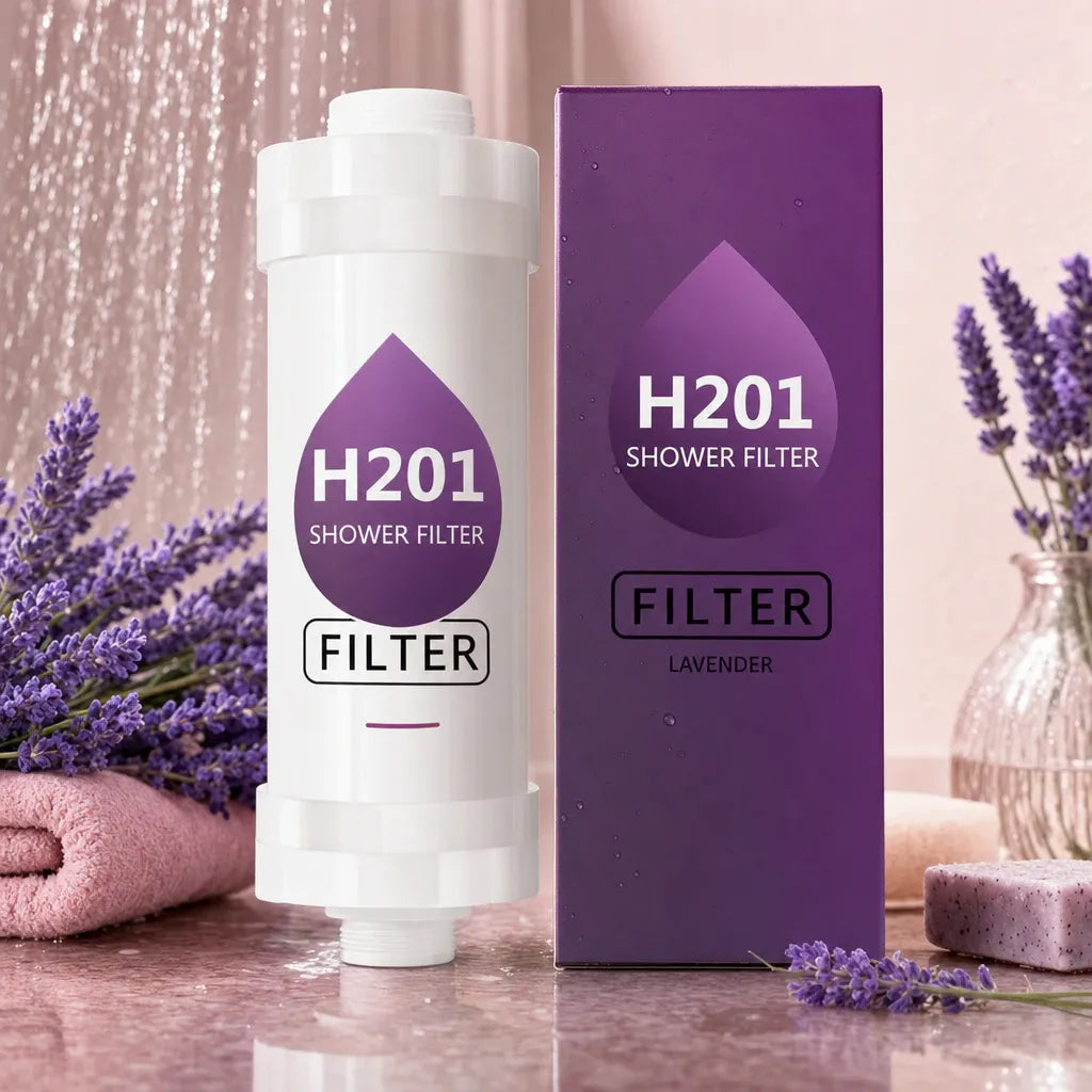 Filtre de douche parfumé – détail du design